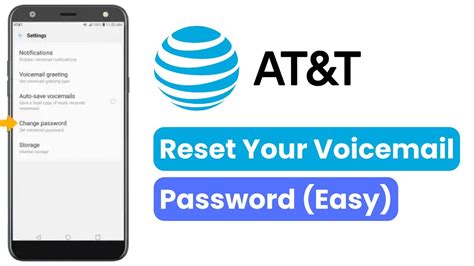 at&t voicemail password|at .